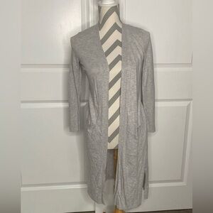 White House Black Market Gray Cardigan